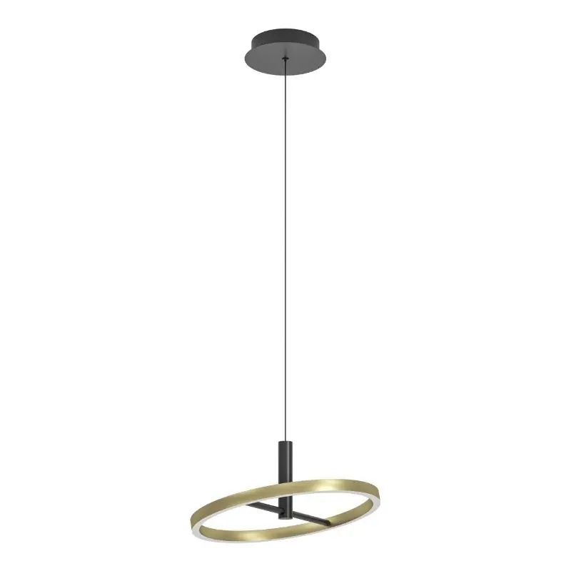 Messing design Pendelleuchte Metall, Buket, 19W, 3000K LED, 3-stufig dimmbar Direktkauf