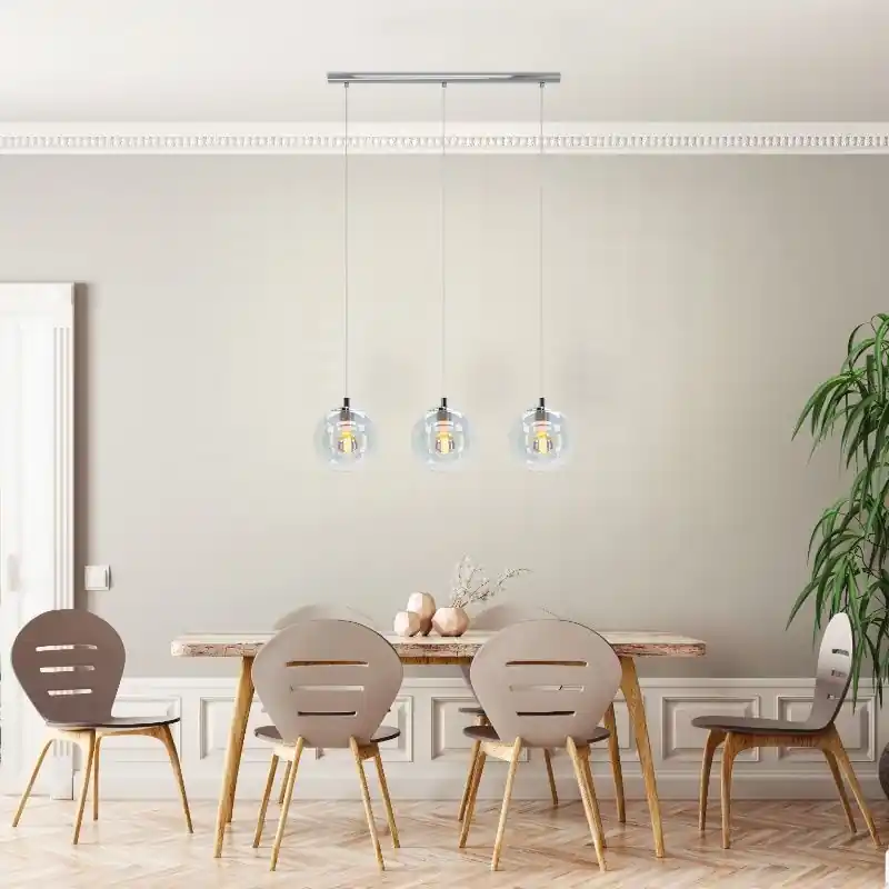 Transparente moderne Pendelleuchte Glas, Achek Versand Am Gleichen Tag