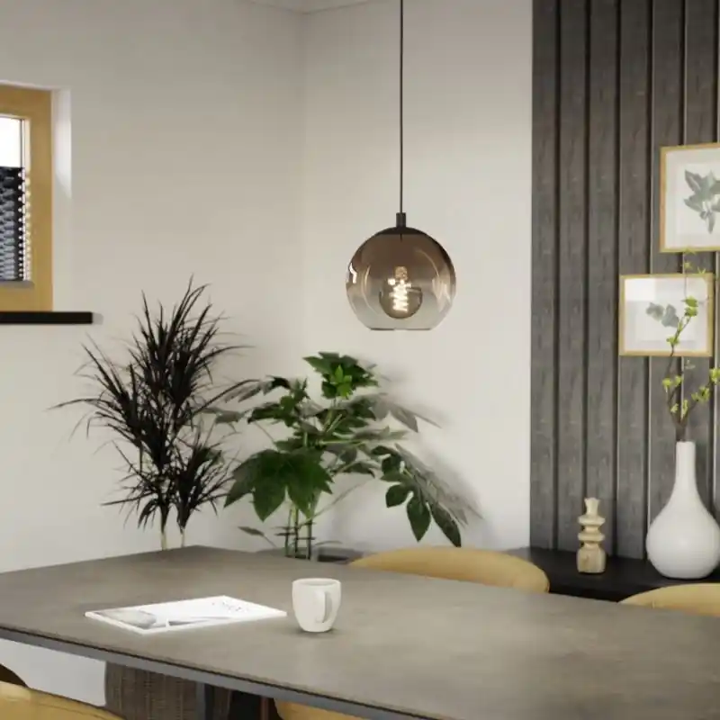 Kupfer moderne Pendelleuchte Glas, Achek Preisknaller
