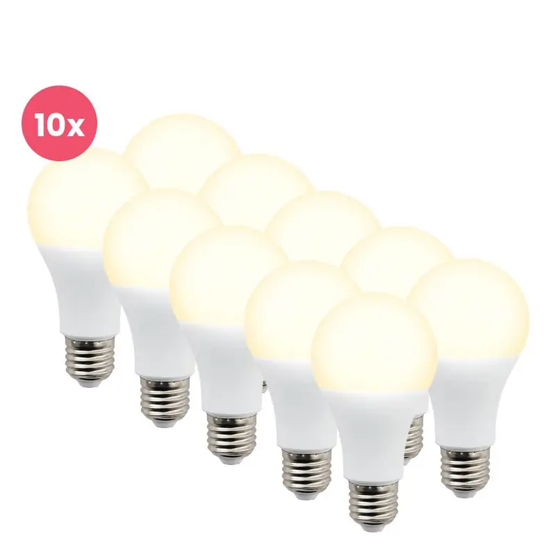 Ausverkauf 10er Lagiba E27 LED-Lampe Bradley, 12W, 3000K