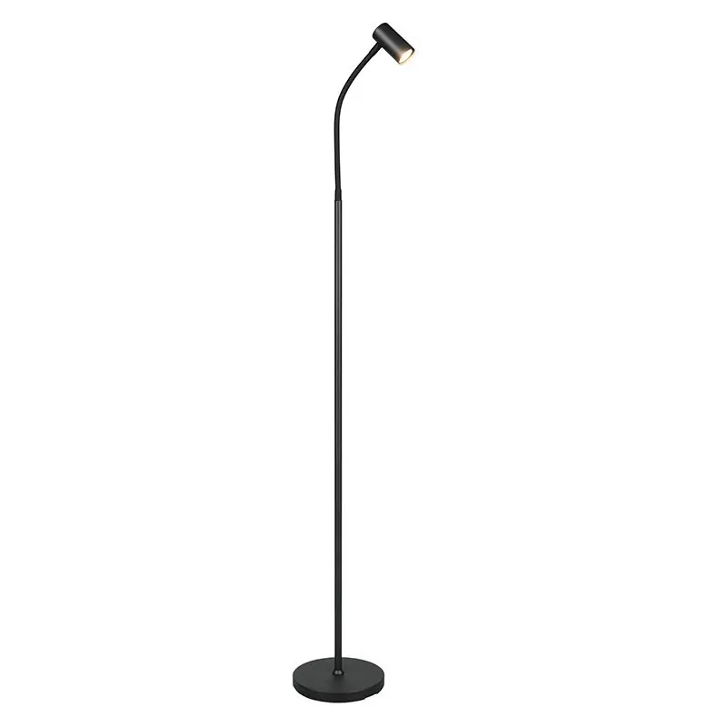 Schwarze Stehlampe Modern, Suradj, mit Schalter Neu