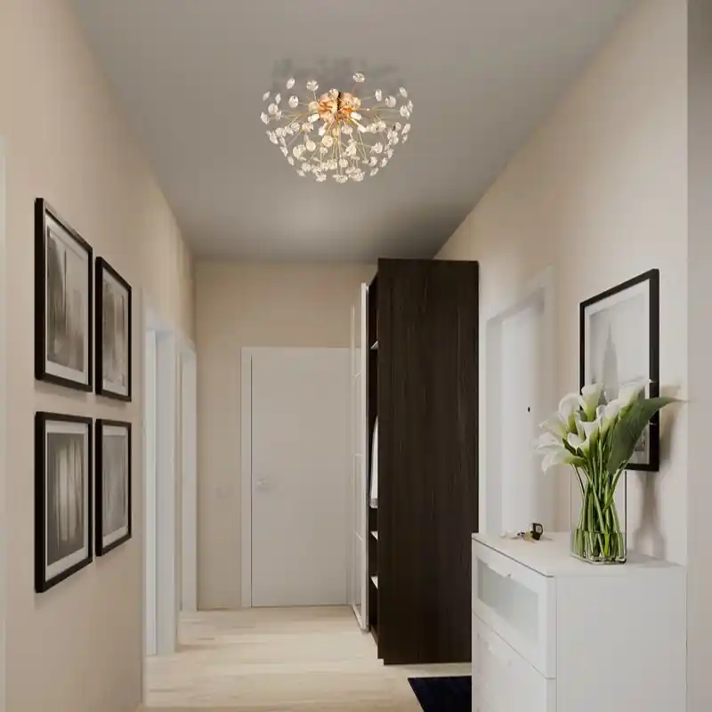 Goldene design Deckenleuchte Kristall, Kajal Mega-Angebot