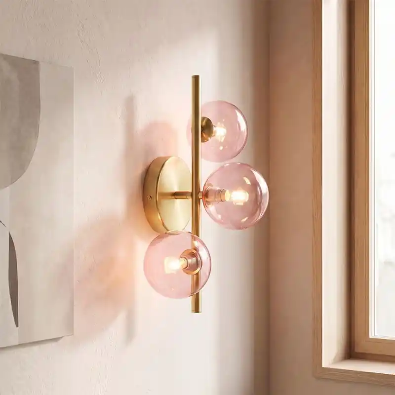 Design Wandleuchte Rosa, Remo Expressversand