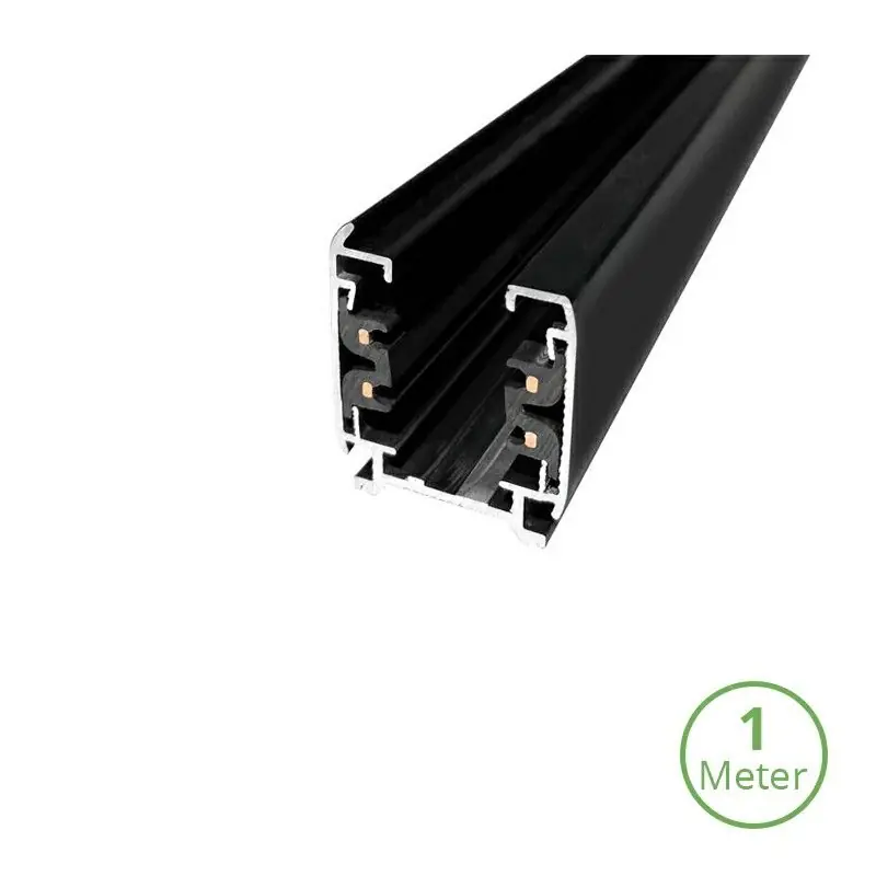 Schnäppchen 3-Phasen-Schiene, 1 Meter, schwarz, Pro