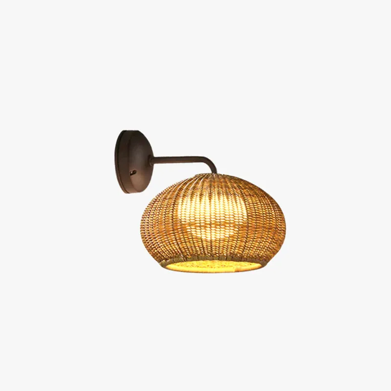 Direktkauf Ritta Design Bauernhof LED Außenwandleuchte Holz Ratten Acryl 33CM Lang