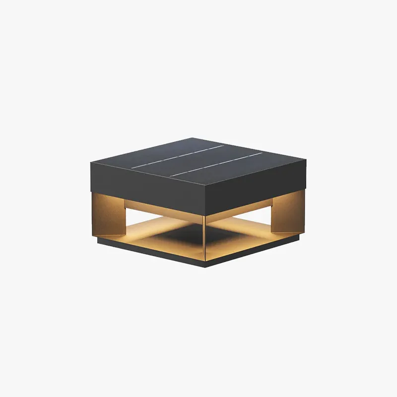 Ray Modern LED Außensokelleuchte Schwarz Garten/Terrasse Solar 20CM Preisreduziert