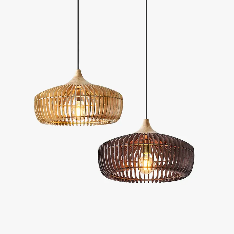 Online Kaufen Muto Nordic Japanese Pendelleuchte Holz Schlafzimmer/Wohnzimmer