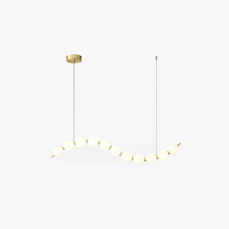 Arisha Mode LED Pendelleuchte Metall/Acryl Wohnzimmer/Küche 100 CM * 40 CM Aktuell