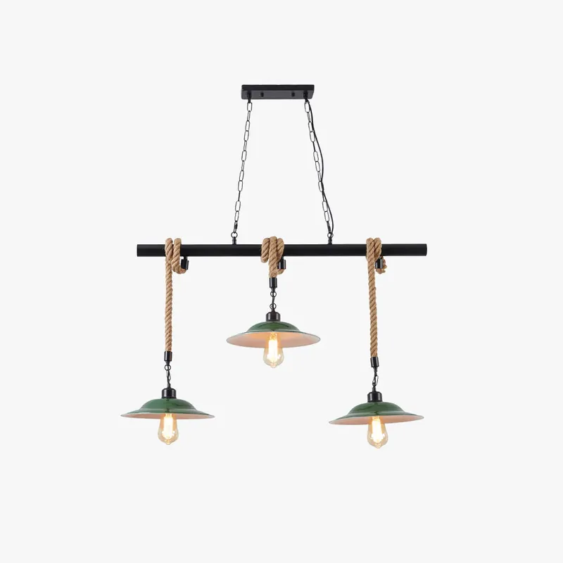 Must-Have Epoch Vintage LED Pendelleuchte Grün Metall Küche Wohnzimmer