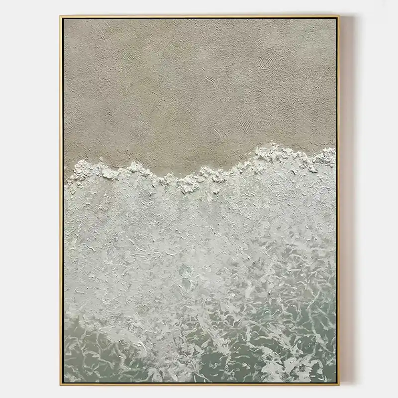 Kaia Wabi-Sabi Meeres Wandkunst 61 x 51 CM Zertifiziert