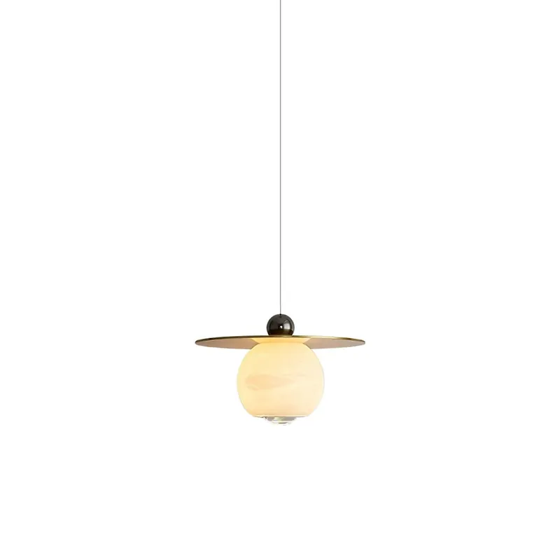 Alvarel Schnur Messing Alabaster Pendelleuchte Mega-Angebot