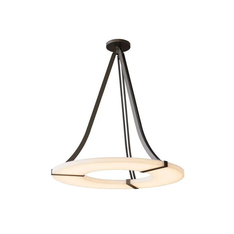 Elirionis Modern Minimalistisch Alabaster Kronleuchter D 60cm Nur Für Kurze Zeit