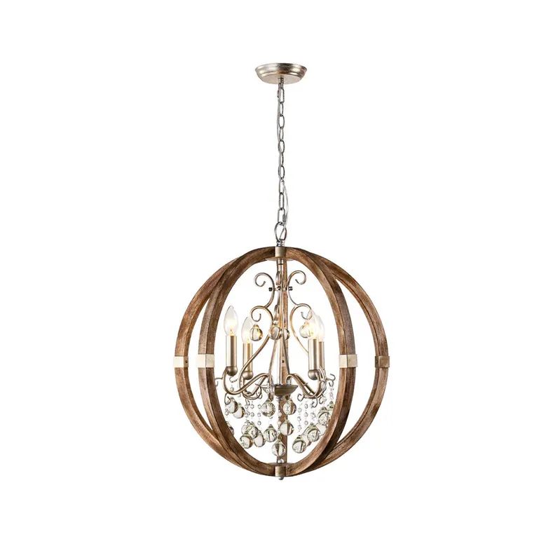 Saisonangebot Oltheyra Eleganz Holz Pendelleuchte