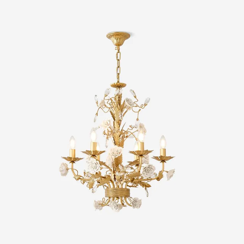 Tyler Klassischer Luxus-Kronleuchter 6 Köpfe Dia 58cm x H 63cm / ∅ 22.8″ x H 24.8″ Neuheit