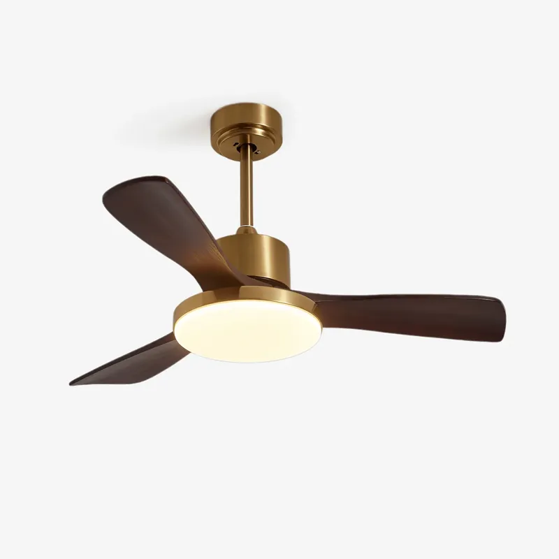 Xen Moderner Deckenventilator mit Holz und Licht Ø 91cm x H 40cm Bestseller