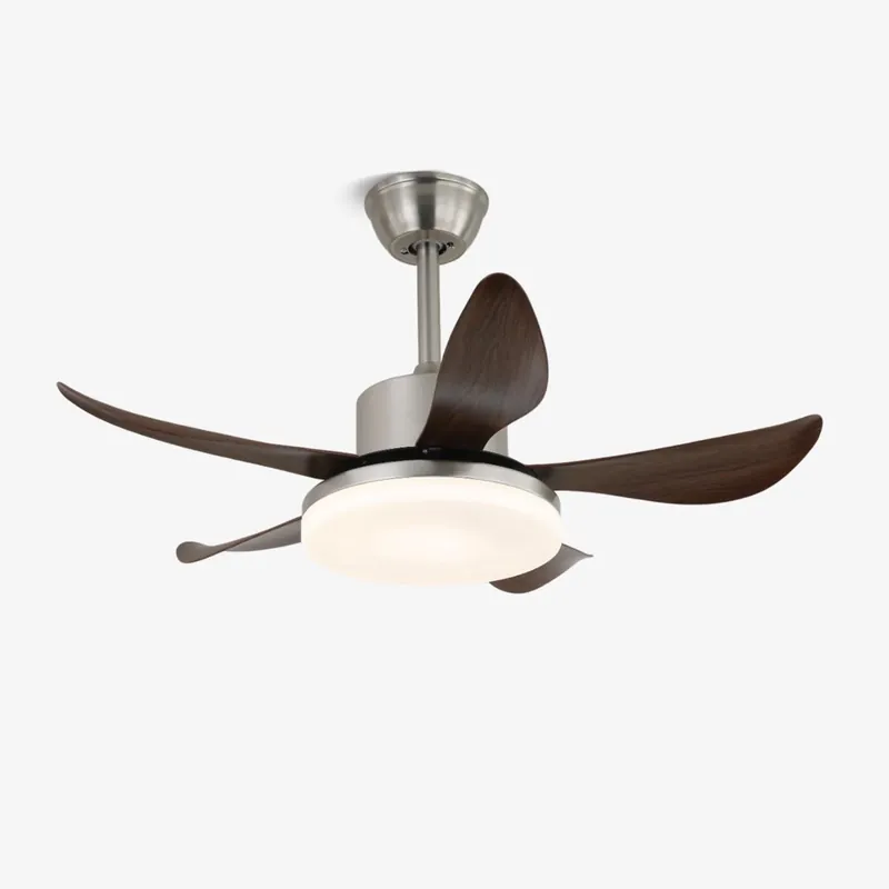 Nerra Moderner Deckenventilator mit Holzoptik und Beleuchtung Sale