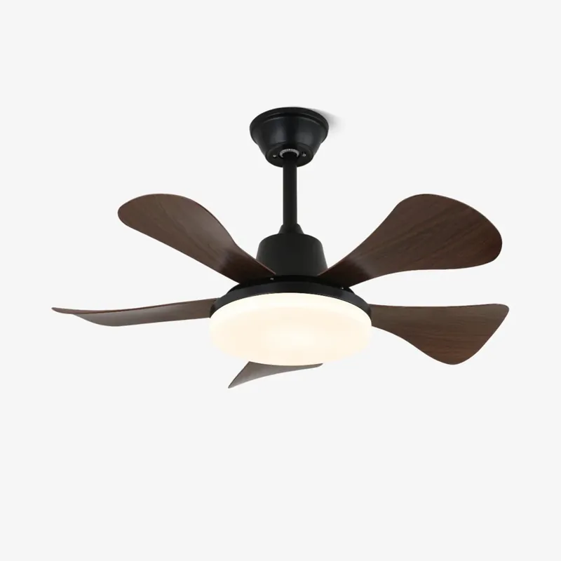 Aveline Deckenventilatorleuchte aus Holz Echt