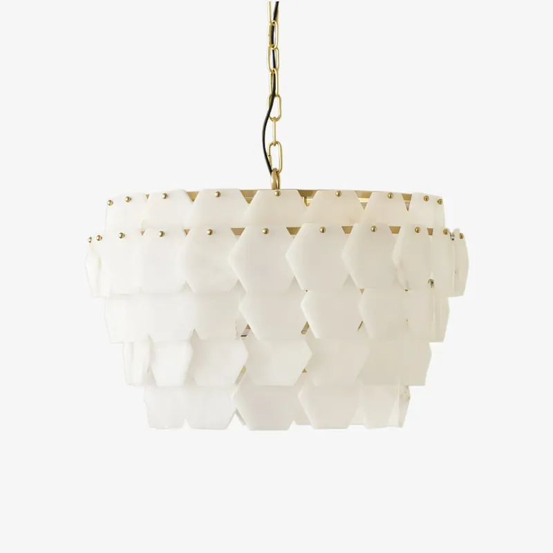 Knallerangebot Evenaris Honigwaben Alabaster Kronleuchter