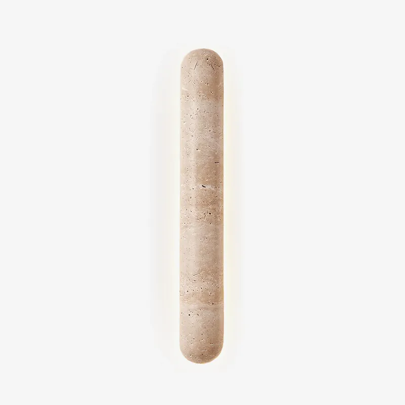 Echt Syveniel Travertin-Wandleuchte D35cm