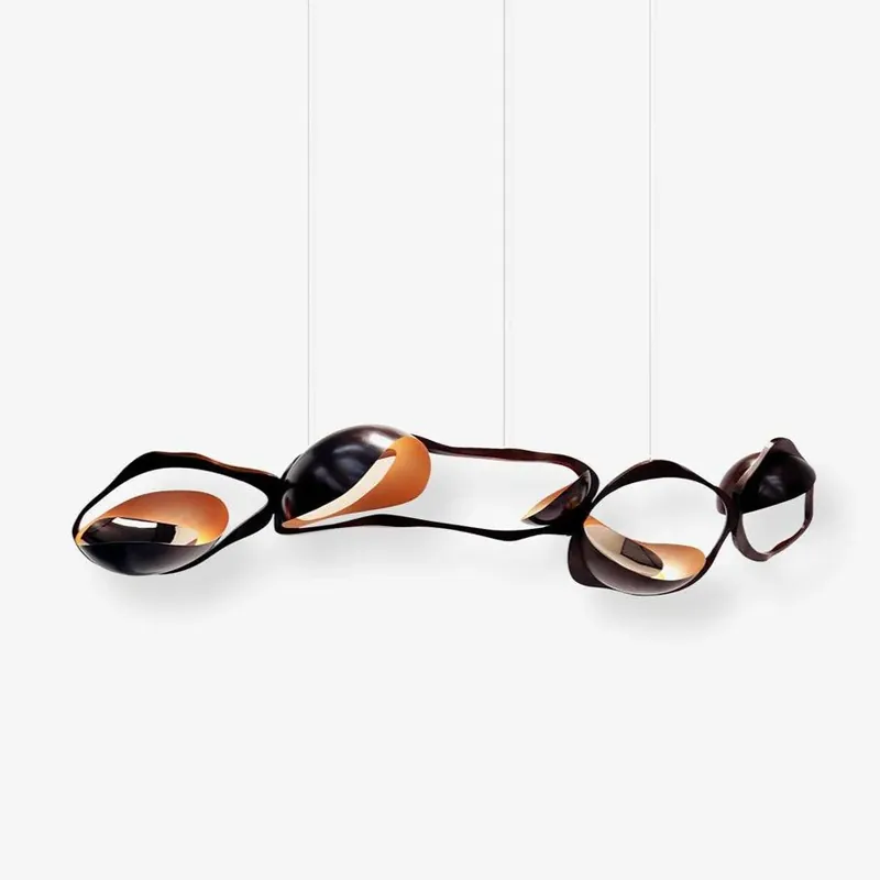 Lustra Künstlerische LED Pendelleuchte für das Wohnzimmer L 120 cm x B 22 cm x H 30 cm Highlight