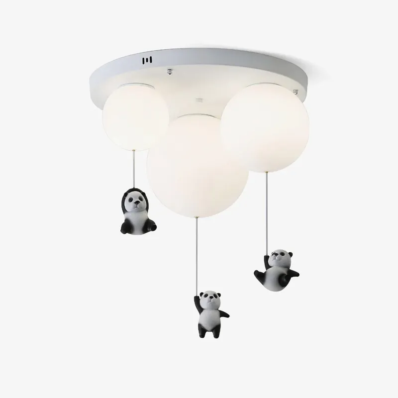 Aursilos Elegance Panda Glas-Deckenleuchte Modell A ∅ 15cm x H 35cm Ausverkauf