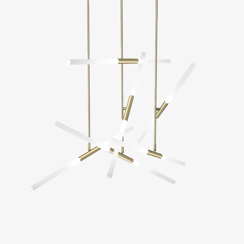 Wochenendangebot Mabel Linear Modern Pendelleuchte Leuchte 2 flammig Ø 100 cm x H 110 cm