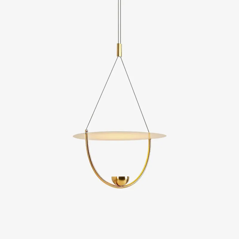Vecaros Moderne Minimalistische Scheiben-Pendelleuchte Neue Ware