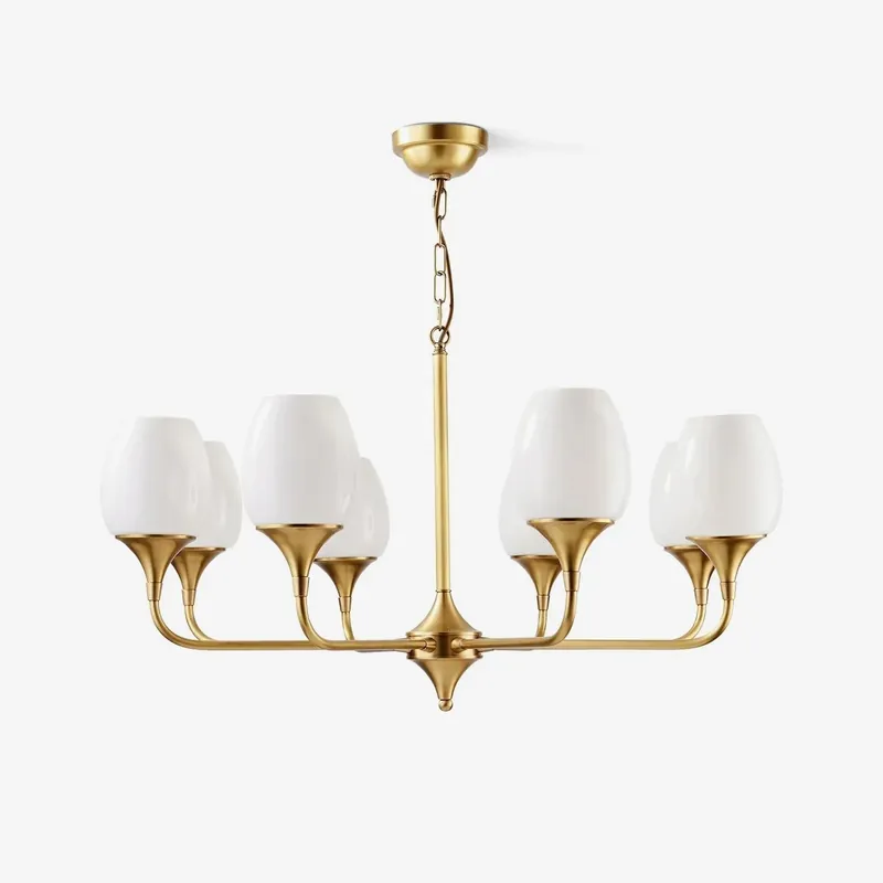 Bestpreis Gleam Eleganter Messing-Kronleuchter ∅ 76cm x H 55cm
