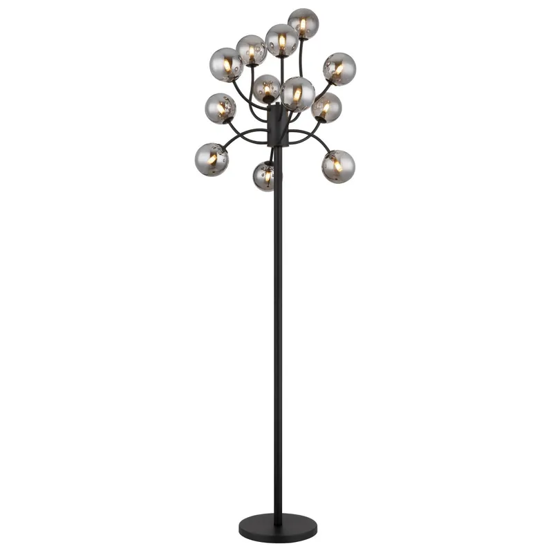 Moderne Stehlampe mit stilvollen Glaskugeln Riha Nur Heute