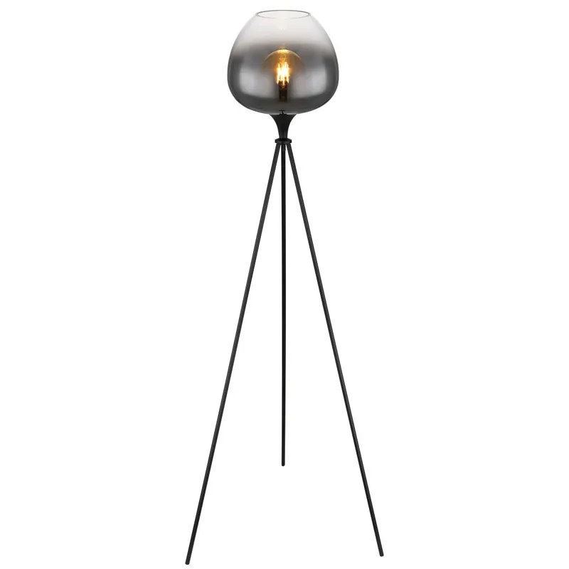 Online Kaufen Moderne Stehlampe mit schwarzem Metall-Triopod Maxy