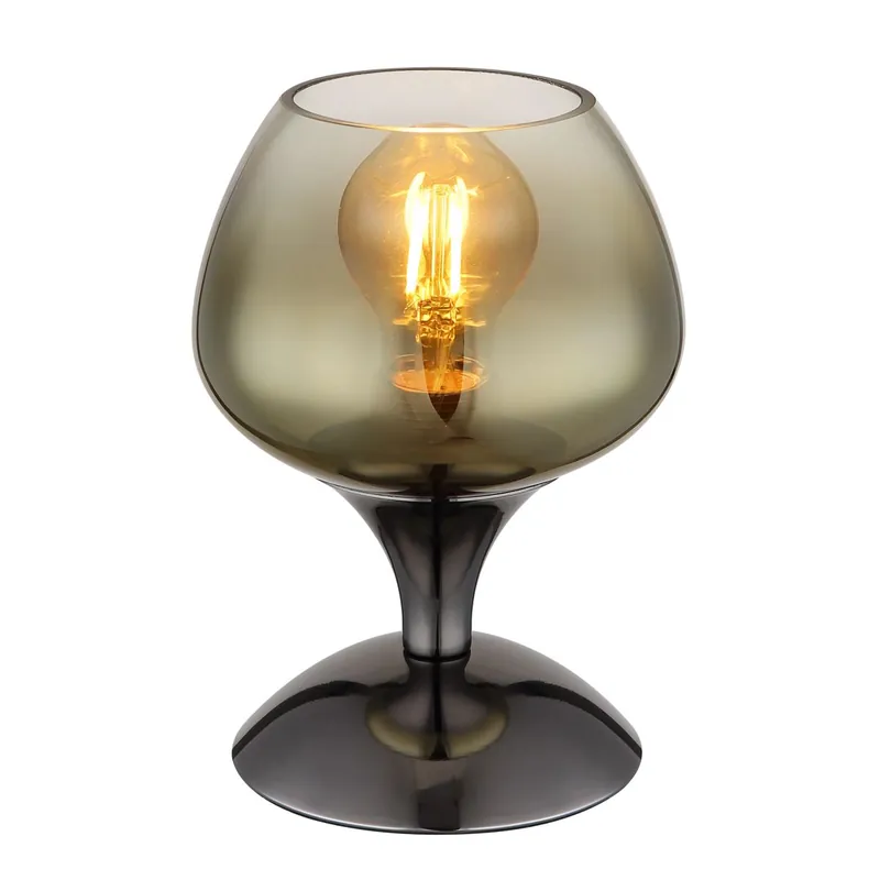 Preisknaller Moderne Tischlampe mit runder Kopf und Chromfinish Maxy