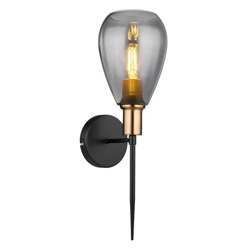 Sonderangebot Moderne Wandleuchte mit Glaskappe Fanni
