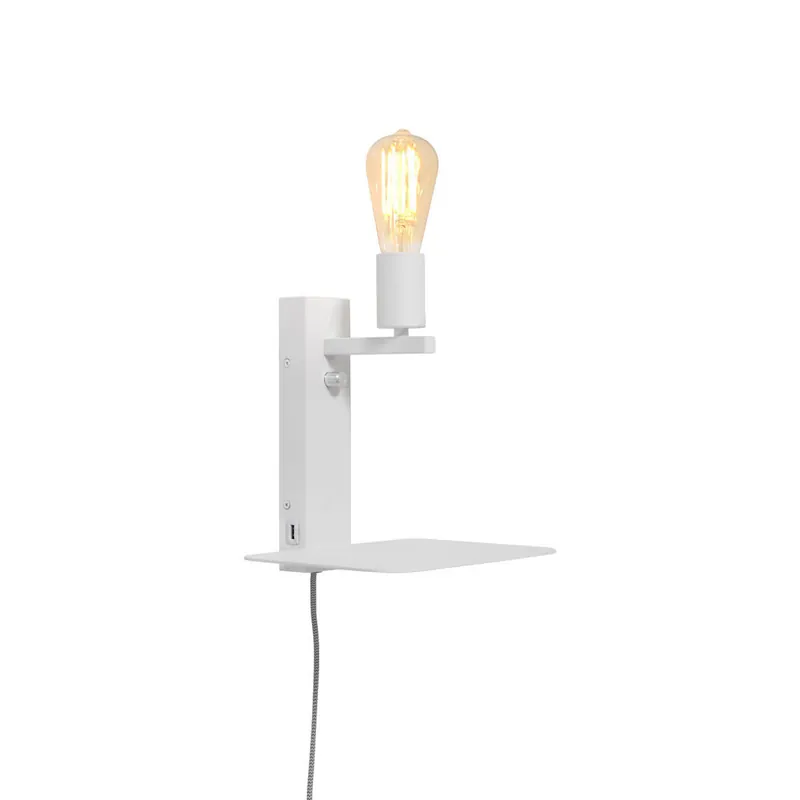 Weiße Wandlampe ohne Schirm It’s About RoMi Florence Saisonangebot