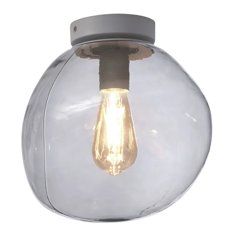 Top-Angebot Moderne Deckenlampe in Grau aus Metall und Glas Helsinki It’s About RoMi
