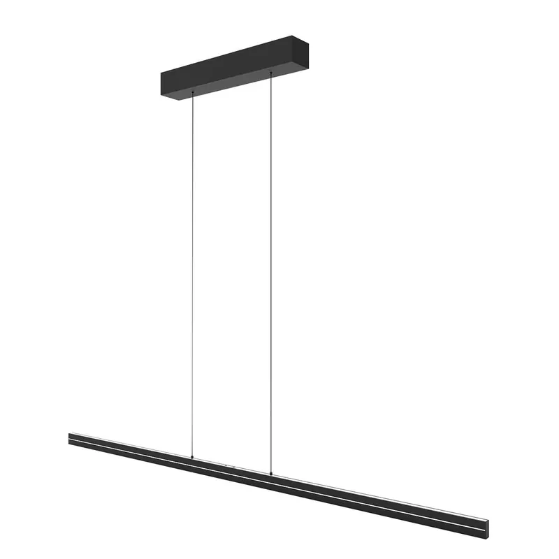 Moderne schwarze Aluminium-Hängelampe Steinhauer Bande Bestpreis