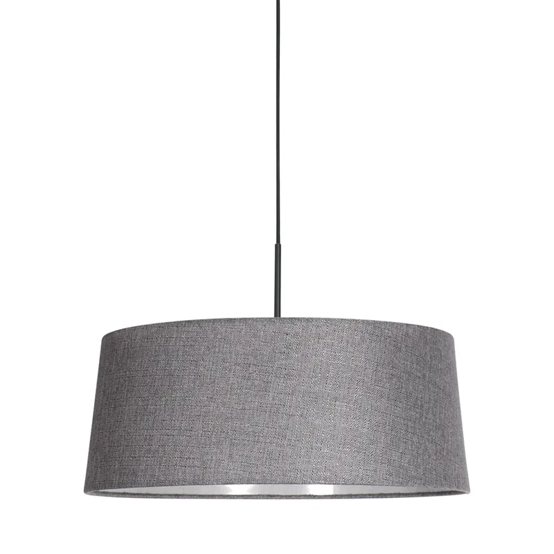 Schwarze Pendelleuchte mit ruhigem grauem Schirm Steinhauer Sparkled Light Nur Für Kurze Zeit