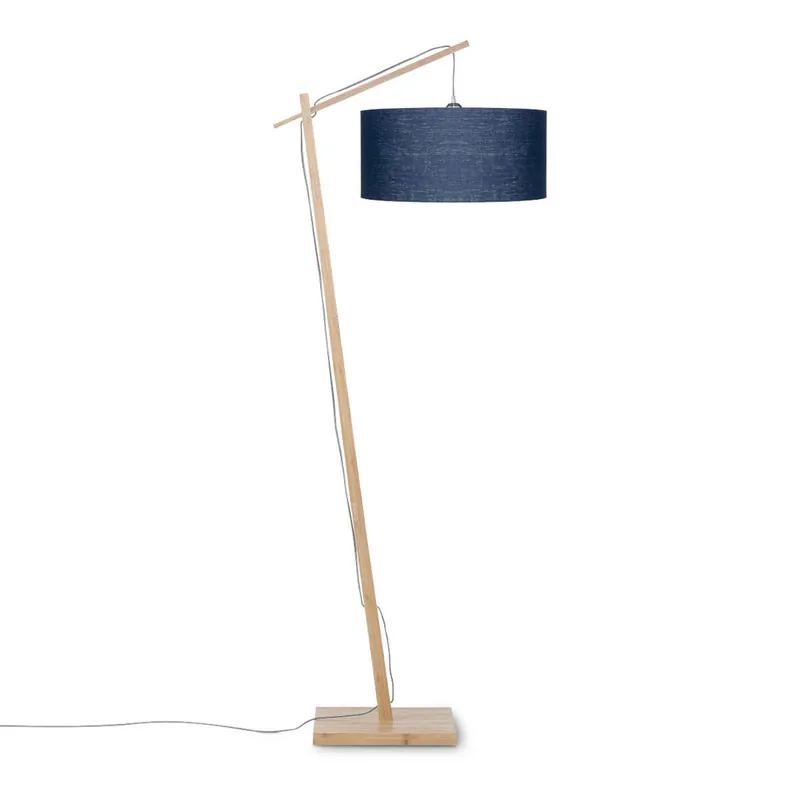 Begrenztes Angebot Blaue Stehlampe Bohemian Bambus GOOD&MOJO Andes