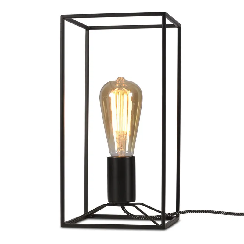 Schwarze Tischlampe offenes Gestell It’s About RoMi Antwerp Markenprodukt