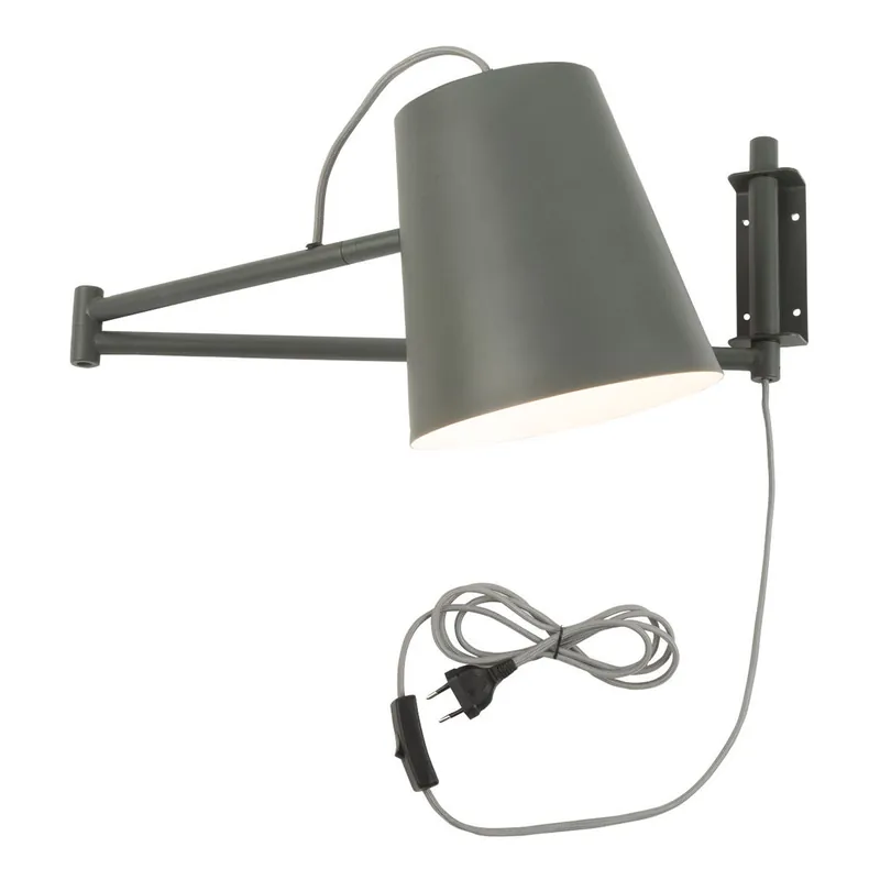 Graue Retro-Wandleuchte aus Metall Brisbane It’s About RoMi Sonderaktion