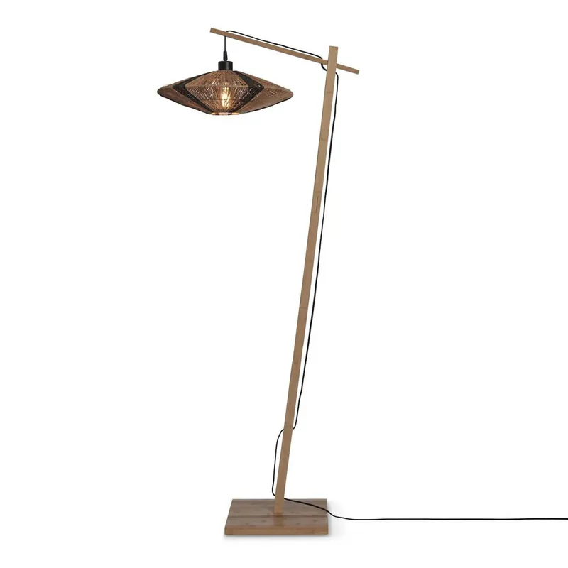Natürliche Bambus-Stehlampe im Boho-Design Iguazu GOOD&MOJO Angebot