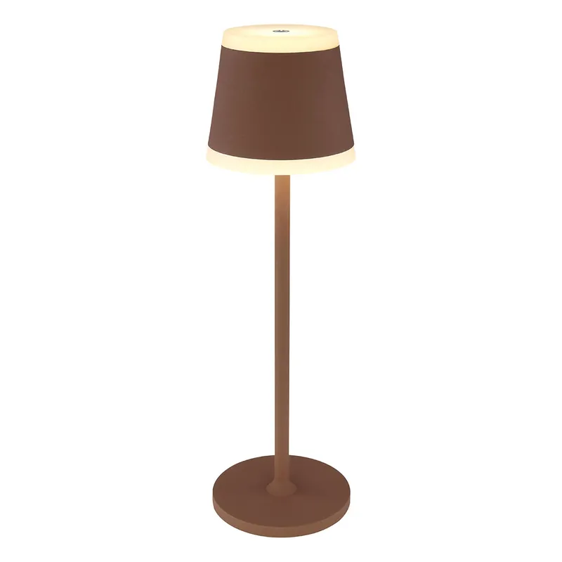 Ausverkauf Klassische Runde Tischlampe Braun Globo Ridley