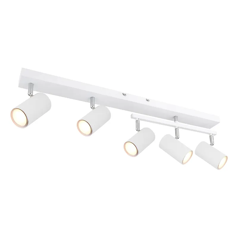 Weißer Balken 5-Spots Globo Robby Top-Seller