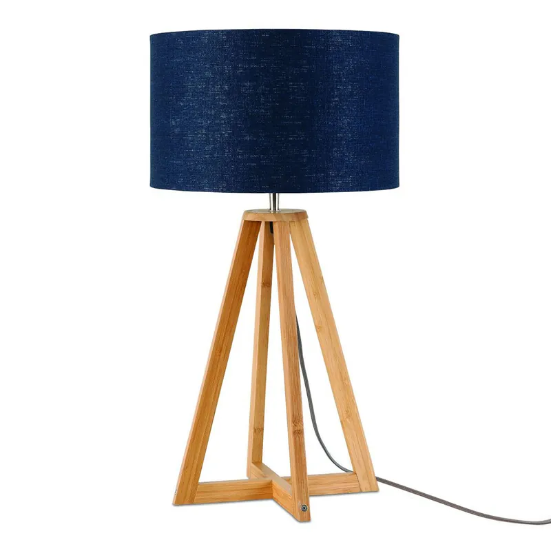 Blaue dreieckige Tischlampe GOOD&MOJO Everest Sofort Bestellen