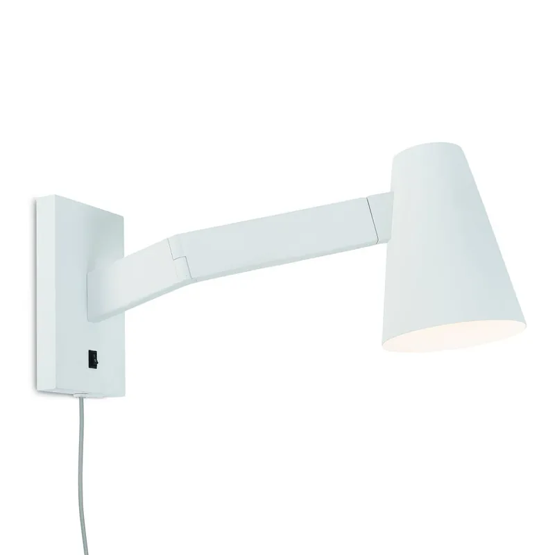 Weiße konische Wandleuchte drehbar It’s About RoMi Biarritz Sonderangebot