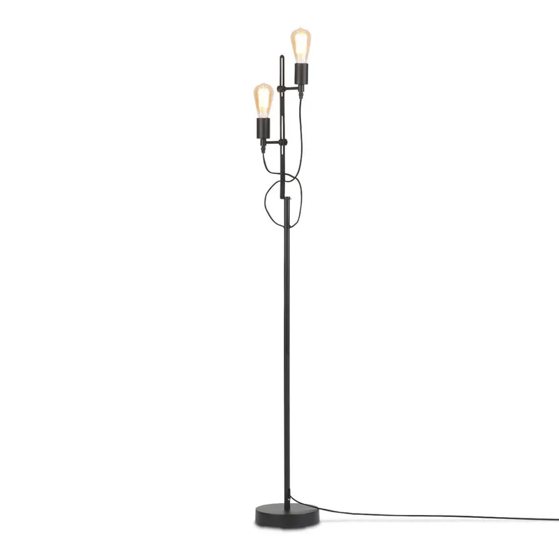 Knallerangebot Retro schwarze Metall-Stehlampe It’s About RoMi Seattle