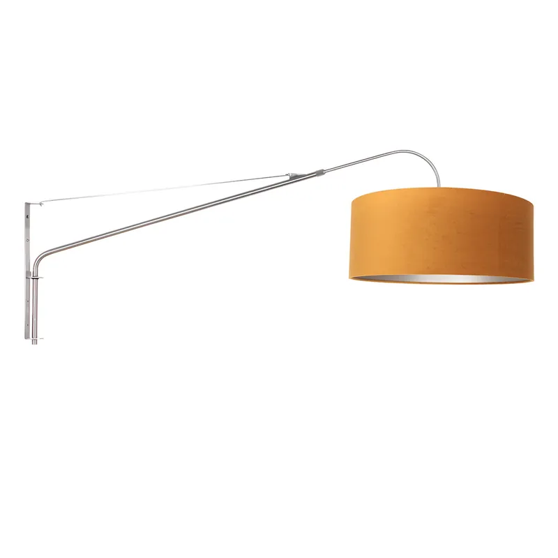 Online Kaufen Wandleuchte mit Samtlampenschirm Steinhauer Elegant Classy