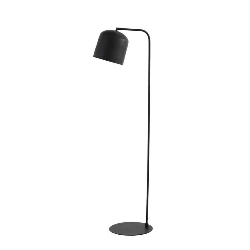 Schwarze Stehlampe mit zylindrischem Schirm Light & Living Aleso Ausverkauf