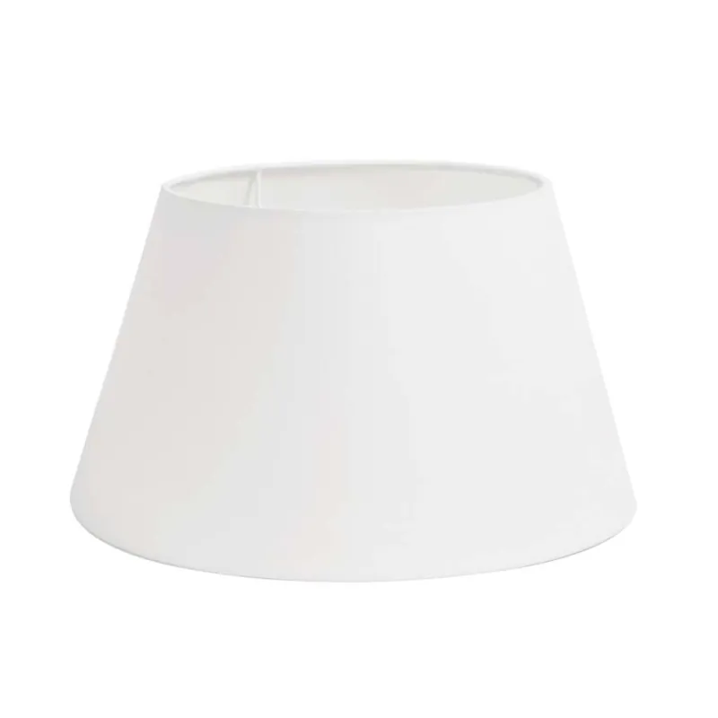 Weiße kegelförmige Lampenschirm Light & Living Polycotton Schneller Versand