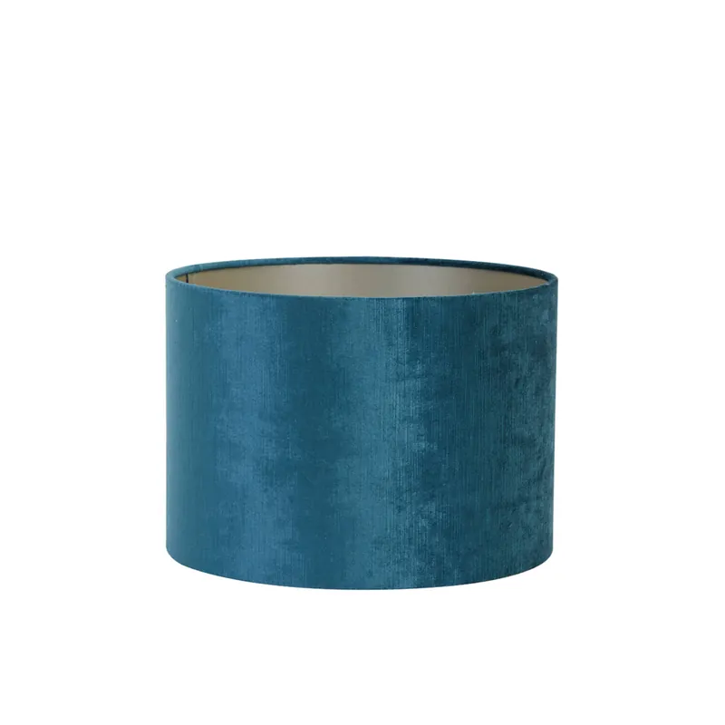 Zylindrischer Lampenschirm in Blau Light & Living Gemstone Heißes Angebot
