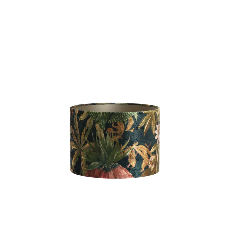 Zylindrischer Lampenschirm mit floralem Muster Light & Living Passion Echt